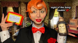 ASMR Slappy the Dummy does your makeup ❤️fast and aggressive personal attention [upl. by Lulu]