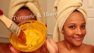 DIY Turmeric Face Mask for Hyperpigmentation amp Acne Scars ✨ [upl. by Nnyluqcaj]