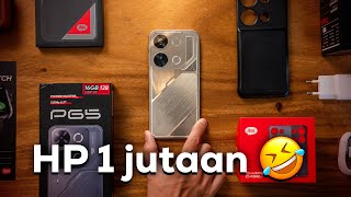 HP 1 jutaan ngasih SEBANYAK INI 🤣  Unboxing itel P65 Indonesia [upl. by Luhar290]