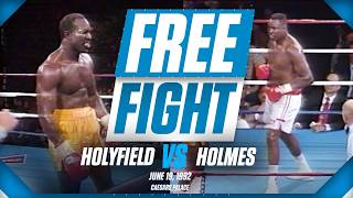 Evander Holyfield vs Larry Holmes  CLASH OF CHAMPIONS  ON THIS DAY [upl. by Nylrad]