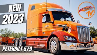 2023 Peterbilt 579 Ultra Loft New Truck Delivery  Walk Around Tour [upl. by Leoj]