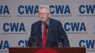 CWA President Chris Shelton Speech  79th CWA Convention [upl. by Aleet]