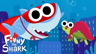 Finny amp Friends Learn to Play  Finny The Shark  Cartoon for Kids [upl. by Hardner507]