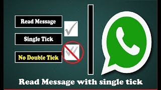 how to read whatsapp message with single tick No double tick [upl. by Zeiger]