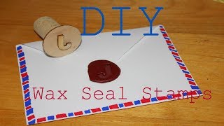 DIY Wax Seal Stamps 3 different ways [upl. by Celestina]