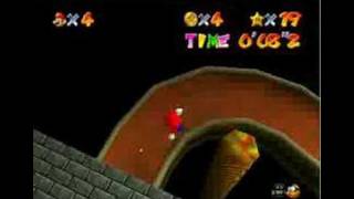 Super Mario 64  Princess Secret Slide 21 sec star v2 [upl. by Metsky831]