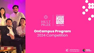 On Campus Program  Hult Prize at Universidad Panamericana 2024 [upl. by Ellekram39]