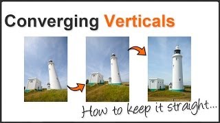 Straighten Converging Verticals in camera [upl. by Ailliw]