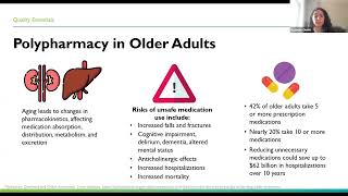 PQA Quality Essentials Webinar Strategies for Reducing Polypharmacy to Improve Medication Safety [upl. by Werna976]