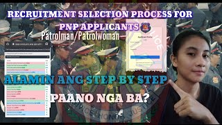 STEP BY STEP TUTORIAL PNP APPLICATION PROCESS CO R P S [upl. by Notloc58]