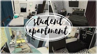 Studencki Apartament  The Sims 4 Speed Build Apartamenty [upl. by Lauralee287]