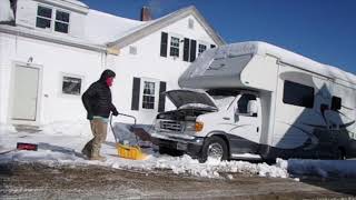 Using the new snow scooper [upl. by Ploch]