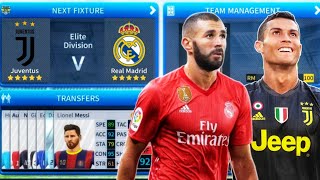 JUVENTUS vs REAL MADRID  Dream League Soccer 2019 Gameplay [upl. by Nytsyrk]