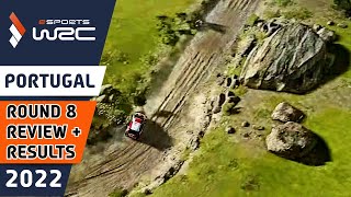 Esports WRC 2022 using WRC 10  Round 8  Rally de Portugal Review and Results [upl. by Odlanyar]