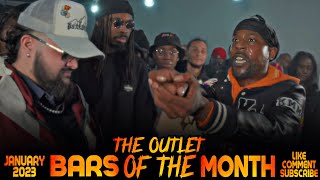 Battle Raps Bars Of The Month January 2024  The Outlet [upl. by Streeter590]