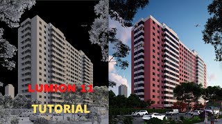 Lumion 11 Tutorial  HighRise Building [upl. by Silloh]