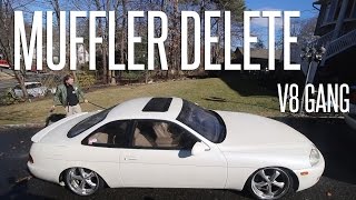 V8 MUFFLER DELETE LEXUS SC400 [upl. by Rao]