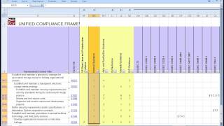 Unified Compliance Framework Training  Spreadsheets [upl. by Barbarese]