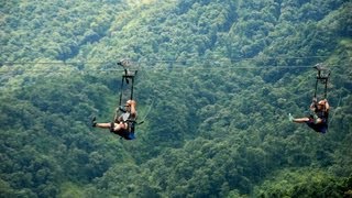 Worlds most extreme zipline  ZipFlyer Nepal [upl. by Cutlerr]