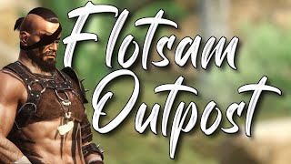 Conan Exiles Flotsam Outpost  Build Guide [upl. by Arrad]