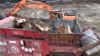 Morbark HT1684 Predator Stump shredding [upl. by Eened561]