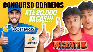 Concurso Correios Confirmado com até 20000 Vagas Concurso Correios vem em curto médio prazo [upl. by Laughton]