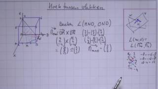 VWO5wisDH89 Hoek tussen vlakken [upl. by Eelyram]