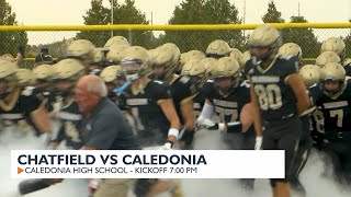 High School Football Chatfield vs Caledonia [upl. by Countess]