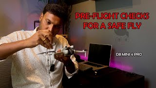 PREFLIGHT CHECKS FOR A SAFE FLY  DJI MINI 4 PRO  RC 2  MALAYALAM [upl. by Weintrob]