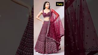 lehenga  wedding dress idea  crop top lehenga❣️Link in Community weddingdress lehengamyntra [upl. by Glenda833]