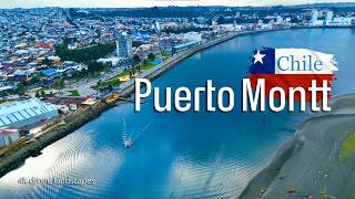 Puerto Montt desde un dron 4K cinematic footage [upl. by Hakaber390]