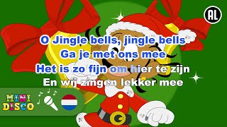 JINGLE BELLS  Kerstliedjes  Karaoke  Minidisco [upl. by Drislane]