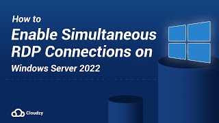 How to Enable Simultaneous RDP Connections on Windows Server 2022 [upl. by Devy]