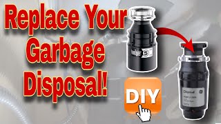 How to Install a NEW Garbage Disposal in Your Kitchen Sink  NEW GE Garbage Disposal Model GF525N [upl. by Akemor543]