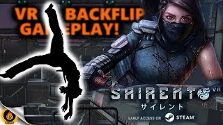 Uncut Skillful VR BACKFLIP GAMEPLAY  Sairento VR [upl. by Binnings]