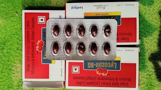 Grape seed extract lycopene lutein minerals amp antioxidant softgel capsulesLycozon sg capsules [upl. by Eceela217]