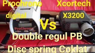 Prochrono digital vs Xcortech x3200  unit BR 25m LV double regulator PB disc spring coklat [upl. by Assirhc]