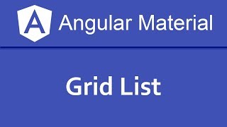 Angular Material Tutorial in Hindi 11 Grid List [upl. by Olraced]