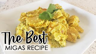 Easy Migas Recipe  TexMex Breakfast  How to make Migas  Quick Meals  Eggs amp Tortillas [upl. by Anigriv]