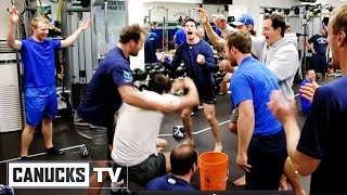 Canucks Team Building Exercises  All Access [upl. by Danuloff84]