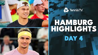 Zverev vs Gaston THRILLER Rune Fils Zhang amp More Feature  Hamburg 2024 Day 4 Highlights [upl. by Yuille415]