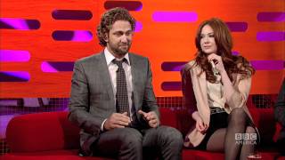 GERARD BUTLER Kilt Wardrobe Malfunction The Graham Norton Show [upl. by Orford726]