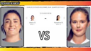 Jabeur vs Kasatkina WTA Live Streaming  Zhengzhou Open 2023  Ons Jabeur Vs Daria Kasatkina Live [upl. by Retsevlys162]