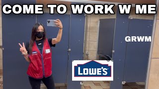 A DAY IN MY LIFE AS A LOWES EMPLOYEE [upl. by Luehrmann]