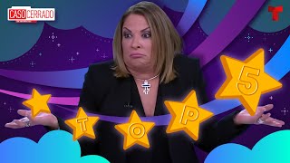 ESPECIAL DE CASO CERRADO los 5 programas más vistos en 2023 [upl. by Eirovi]