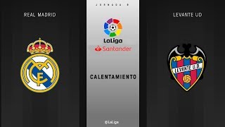 Calentamiento Real Madrid vs Levante UD [upl. by Akel612]