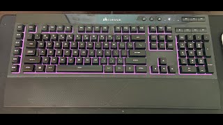 Corsair K55 RGB Gaming Keyboard Review [upl. by Ringo]