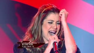 The Voice Brasil  Millane Hora se apresenta na Audição [upl. by Froemming975]