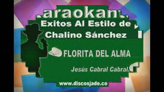 CHALINO SANCHEZ FLORITA DEL ALMA KARAOKE [upl. by Caia957]