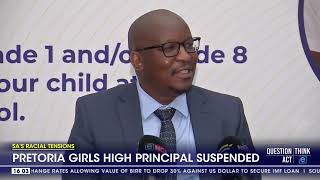 Pretoria Girls High principal suspended [upl. by Margaretha]